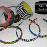 DIY Duct Tape Headbands (Super Easy To Make)