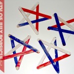 4th of July Popsicle Stick Stars (Learn & Link With Linky)