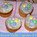 Homemade Vanilla Cupcakes & Icing