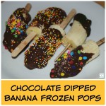 Chocolate Dipped Frozen Banana Pops Made By Kids (Learn & Link)