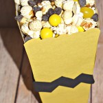The Peanuts Movie Showing Party & Charlie Brown Popcorn Treat Recipe