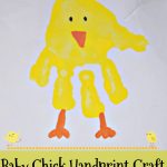 Baby Chick Handprint Craft
