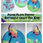 Paper Plate Puppet Butterfly Craft For Kids