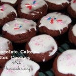 Baking With Kids (Chocolate Cake Batter Cookies With Homemade Icing (Learn & Link With Linky)