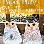 Paper Plate Owl Craft For Kids #FallCraft