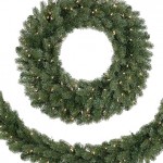 Pre-lit LED Classic Noble Fir Wreath Giveaway #GiftGuide