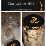 Recycling A Glass Jar Into A Treat Container Gift
